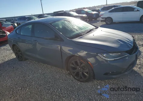 2015 Chrysler 200 S from USA, damaged, VIN 1C3CCCDG9FN618544
